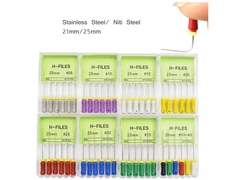 공장 가격 내수 H 파일 스테인리스 스틸 치아 Endo 파일 다중 크기 치아 H 파일