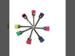 고품질의 다채로운 나일론 붓 1박스 당 100pcs 치아 닦기 붓