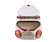 LED 라이트 치과 샌드블래스터 두 펜 치과 실험실 장비 치과 샌드블래스팅 기계