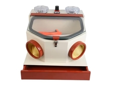 서랍이 있는 대형 창 트윈 펜 치과 샌드블라스터를 선택해야 하는 이유를 알아보세요 강력한 치과 실험실 장비