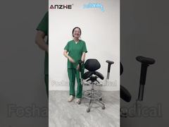 AZ-ST08 인체공학적 분할 안장 의자 작동 가이드 | 치과 및 수의사를 위한 조정 가능한 의료 의자