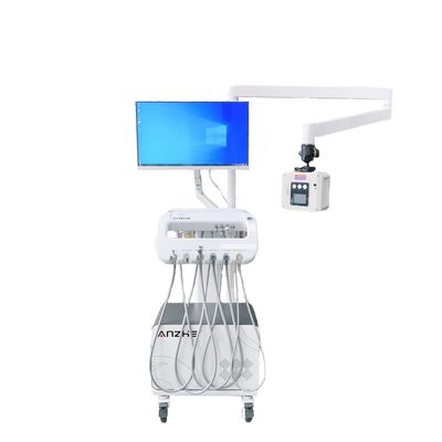 엑스레이 머신과 함께 이동식 치과 트롤리 공기 압축기와 함께 이동식 치과 트롤리