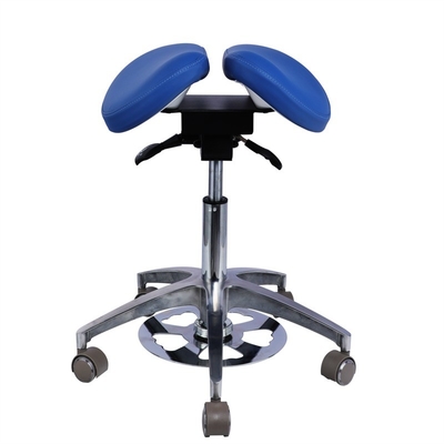 미용실 편안한 의자 녹색 마이크로 섬유 치과 의자 Saddle Shape 치과 의자