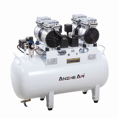 1100W 치과 진공 펌프 압축기 60L 저소음 OEM/ODM 치과 이중 공기 압축기