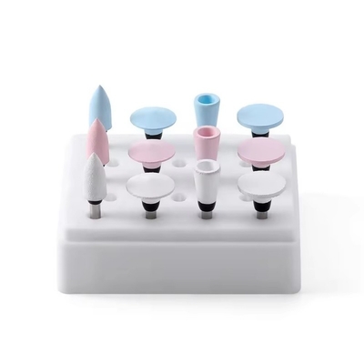 12pcs / 상자 대각 손 조각에 대 한 고품질 치아 실리콘 치아 닦기 핫 판매 치아 닦기 키트