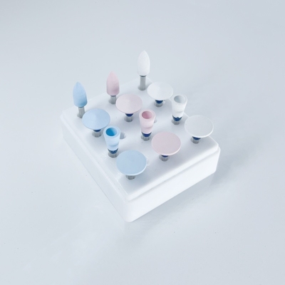 12pcs / 상자 대각 손 조각에 대 한 고품질 치아 실리콘 치아 닦기 핫 판매 치아 닦기 키트