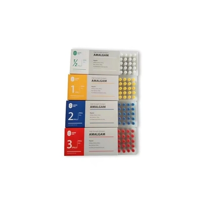 치아 채식 재료 아말가마 캡슐 2 스플 600mg 50pcs/Box 치아 아말가마 캡슐