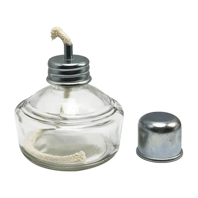 치과 연구실 유리 알코올 연장 120ml 스피릿 램프 금속 캡 알코올 연장 램프
