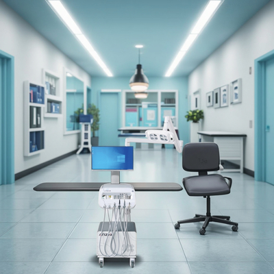 Anzhe 공장 치과 치료 카트 550W 이동식 치과 카트 LED 수술등 220V 휴대용 치과 트롤리
