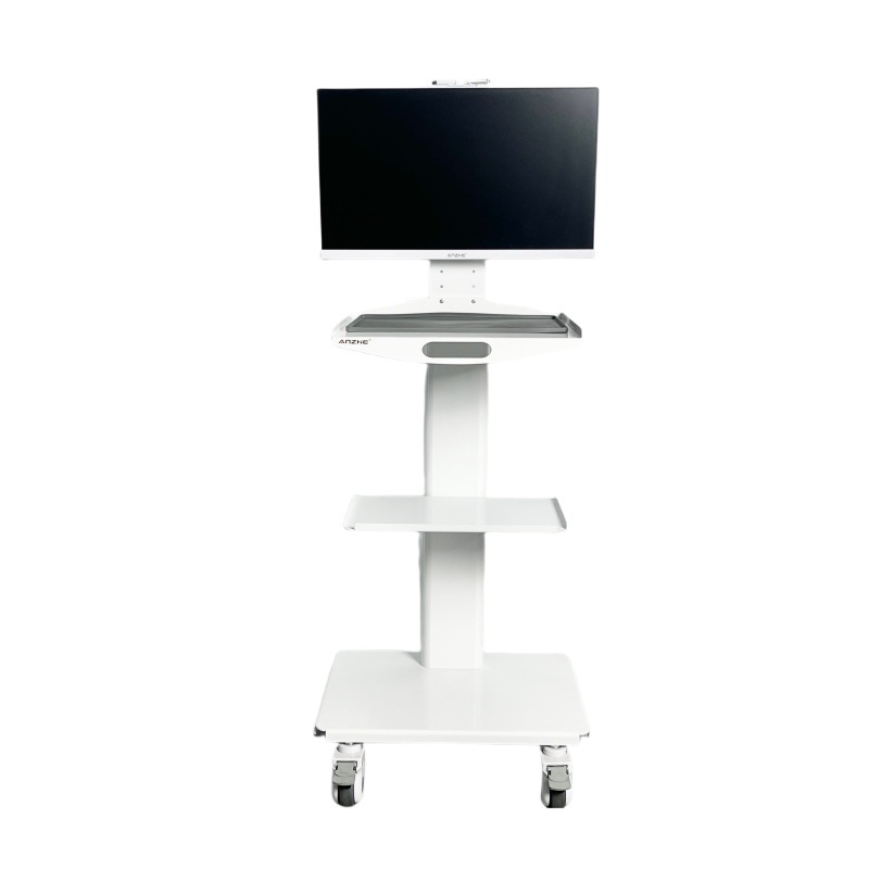 치과 이동 카트 모바일 치과 트롤리 의료 대형 공간 치과 트롤리 치과 모니터 구강 스캐닝 카트 (4륜 포함)