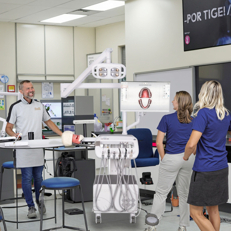 대학 훈련용 구강 시뮬레이션 시스템 고급 치과 시뮬레이션 훈련 시스템 (압축기, 수술등 포함)