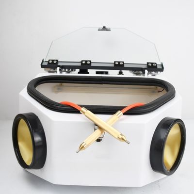 좋은 가격 이중 탱크 치과 연구실 샌드블래스터 포르셀린 왕관 치아 닦기 노즐 샌드블래스팅 온라인으로