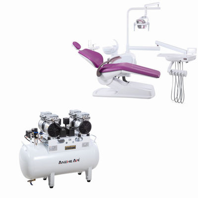 좋은 가격 140L/Min 두 펌프 머리 기름 없는 공기 압축기 공장 주문형 치과 공기 압축기 온라인으로