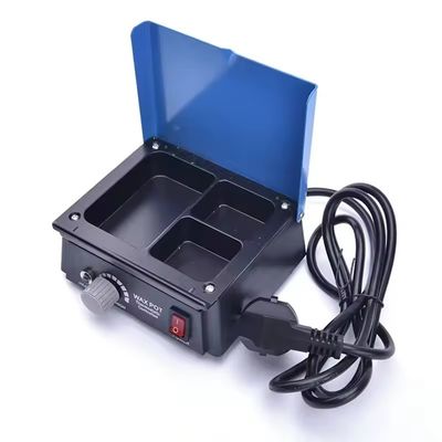 좋은 가격 3 슬롯 백스 히터 냄비 치과 연구실 백스 냄비 13.5x12.8x5.3cm 온라인으로