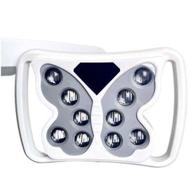 좋은 가격 치과 의자에 대한 수술 그림자 없는 램프 치아 백화 기능 10 램프 치과 단위 LED 램프 온라인으로