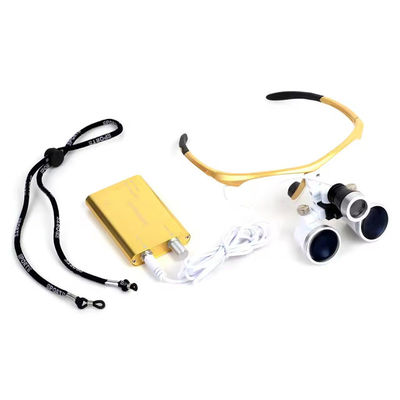 좋은 가격 무선 수술용 확대판 LED 헤드라이트 가벼운 무게 치과 3.5X 수술용 lupa 온라인으로