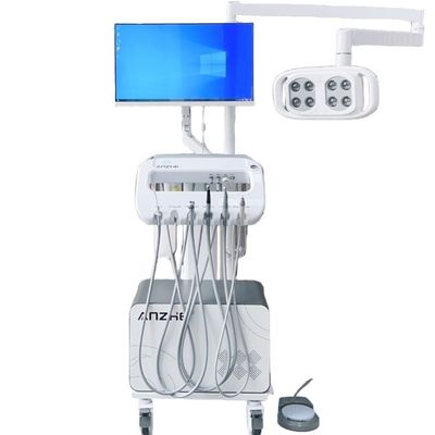 좋은 가격 에어 압축기와 함께 수의학 치과 터빈 단위 전문 이동 치과 단위 카트 애완 동물 치료 이동 카트 온라인으로