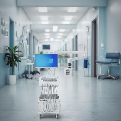 좋은 가격 모바일 수의사 치과 작업소 휴대용 애완 동물 치과 치료 카트 220V 치과 카트 오럴 카메라와 컴퓨터 온라인으로