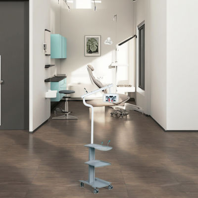 좋은 가격 고효율 치아 백기 기계 파란색 빨간 보라색 3 색 치아 치아 백기 빛 휴대용 카트 온라인으로