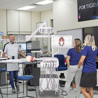 좋은 가격 대학 훈련용 구강 시뮬레이션 시스템 고급 치과 시뮬레이션 훈련 시스템 (압축기, 수술등 포함) 온라인으로