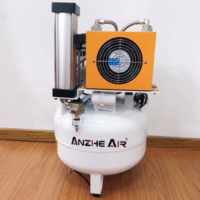 좋은 가격 의료 및 치과 진료소용 건조기 포함 초저소음 55dB 오일프리 에너지 효율 550W 32L 에어 컴프레서 온라인으로