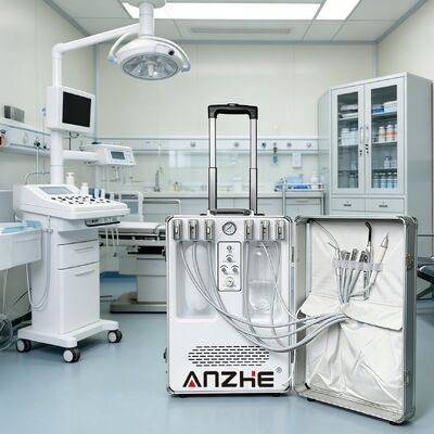 좋은 가격 CE 승인 휴대용 수의과 치과 장비 이동식 반려동물 치과 진료 장비 에어 컴프레서 포함 전체 세트 치과 터빈 유닛 온라인으로