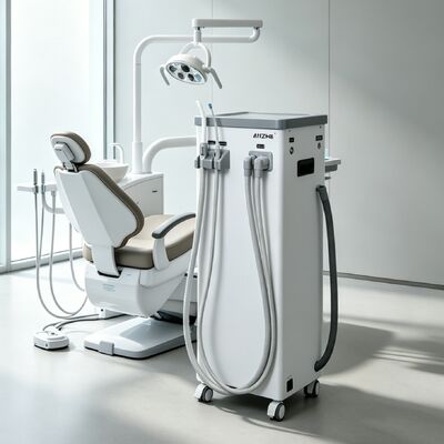 좋은 가격 800L/min 고흡입력, 56dB 저소음 작동, 자동 배수 시스템을 갖춘 이동식 치과용 석션 유닛 온라인으로