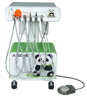 Upgraded Veterinary Dental Unit with Silent Air Compressor | Large Workspace Pet Dental Station | Panda Design Veterinary Equipment