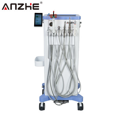 좋은 가격 가동 치과 단위 550W 기름 없는 압축기 10L 스테인리스 공기 탱크 및 38DB 소음 낮은 수의 치과 장비 온라인으로