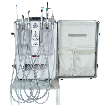 좋은 가격 수의학용 휴대용 치과 유닛, 550W 전력, 0.8Mpa 압력, 무소음 오일리스 에어 컴프레서 (이동식 반려동물 치과 진료용) 온라인