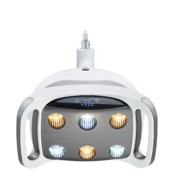 좋은 가격 6 LED 치과 수술 조명 터치 스크린 제어 그림자없는 구강 수술 램프 조정 가능한 밝기 치과 의자 LED 조명 온라인으로