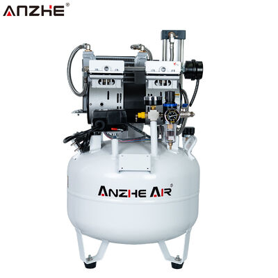 Medical Grade Oil Free Dental Air Compressor With Dryer 32L Silent Air Compressor For Dental Clinic Dental Chair Equipment