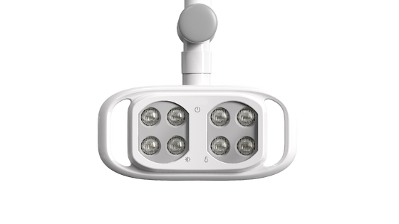 좋은 가격 치과 유닛용 8개 눈 센서 및 무영 조명 8000-30000LUX가 있는 12V LED 치과 의자 램프 온라인